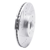 R1 Concepts 1998-1998 Volkswagen Passat (USA/Canada) Front Left Drilled & Slotted Silver Brake Rotor by R1 Concepts 631-74017L