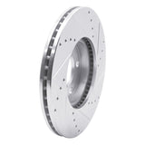 R1 Concepts 1998-1998 Volkswagen Passat (USA/Canada) Front Left Drilled & Slotted Silver Brake Rotor by R1 Concepts 631-74017L