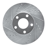 R1 Concepts 1998-1998 Volkswagen Passat (USA/Canada) Front Left Drilled & Slotted Silver Brake Rotor by R1 Concepts 631-74017L