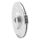 R1 Concepts 1998-1998 Volkswagen Passat (USA/Canada) Front Right Drilled & Slotted Silver Brake Rotor by R1 Concepts 631-74017R