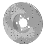 R1 Concepts 1998-2018 Audi A1 (Mexico) Front Left Drilled & Slotted Silver Brake Rotor by R1 Concepts 631-74020L