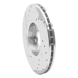 R1 Concepts 1998-2018 Audi A1 (Mexico) Front Right Drilled & Slotted Silver Brake Rotor by R1 Concepts 631-74020R