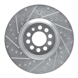 R1 Concepts 2000-2006 Audi TT Front Left Drilled & Slotted Silver Brake Rotor by R1 Concepts 631-74021L