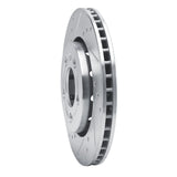 R1 Concepts 2000-2006 Audi TT Quattro Rear Left Drilled & Slotted Silver Brake Rotor by R1 Concepts 631-74022L