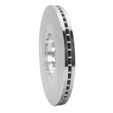 Dynamic Friction 2002-2005 Volkswagen Passat (USA/Canada) Front Right Drilled & Slotted Silver Brake Rotor by Dynamic Friction Company 631-74024R
