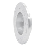 Dynamic Friction 2005-2013 Audi A3 Rear Right Drilled & Slotted Silver Brake Rotor by Dynamic Friction Company 631-74027R