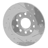 Dynamic Friction 2010-2019 Audi A3 Rear Left Drilled & Slotted Silver Brake Rotor by Dynamic Friction Company 631-74033L