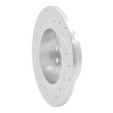 Dynamic Friction 2010-2019 Audi A3 Rear Right Drilled & Slotted Silver Brake Rotor by Dynamic Friction Company 631-74033R