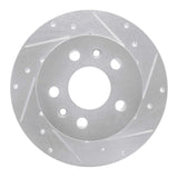 R1 Concepts 1972-1978 Volkswagen Type 2 Front Right Drilled & Slotted Silver Brake Rotor by R1 Concepts 631-74036R