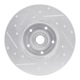 R1 Concepts 1979-1985 Volkswagen Type 2 Front Right Drilled & Slotted Silver Brake Rotor by R1 Concepts 631-74037R