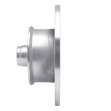 R1 Concepts 1979-1985 Volkswagen Type 2 Front Right Drilled & Slotted Silver Brake Rotor by R1 Concepts 631-74037R