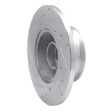 R1 Concepts 1979-1985 Volkswagen Type 2 Front Right Drilled & Slotted Silver Brake Rotor by R1 Concepts 631-74037R