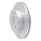 R1 Concepts 1992-1995 Volkswagen EuroVan Front Right Drilled & Slotted Silver Brake Rotor by R1 Concepts 631-74040R