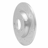 R1 Concepts 1996-2000 Volkswagen EuroVan Rear Right Drilled & Slotted Silver Brake Rotor by R1 Concepts 631-74044R