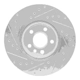 R1 Concepts 01-03 Volkswagen EuroVan Front Right Drilled & Slotted Silver Brake Rotor by R1 Concepts RNC-631-74045R