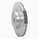 R1 Concepts 2001-2003 Volkswagen EuroVan Front Right Drilled & Slotted Silver Brake Rotor by R1 Concepts 631-74046R