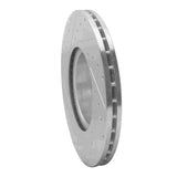 R1 Concepts 2001-2003 Volkswagen EuroVan Front Right Drilled & Slotted Silver Brake Rotor by R1 Concepts 631-74046R