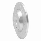 R1 Concepts 2001-2003 Volkswagen EuroVan Rear Right Drilled & Slotted Silver Brake Rotor by R1 Concepts 631-74047R
