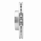 Dynamic Friction 2003-2018 Porsche Cayenne Left Front Drilled & Slotted Silver Brake Rotor by Dynamic Friction Company 631-74050D