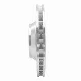 Dynamic Friction 2003-2015 Audi Q7 Right Front Drilled & Slotted Silver Brake Rotor by Dynamic Friction Company 631-74052D