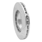 Dynamic Friction 2003-2015 Audi Q7 Right Front Drilled & Slotted Silver Brake Rotor by Dynamic Friction Company 631-74052D