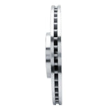 Dynamic Friction 2018-2025 Volkswagen Atlas Cross Sport/Atlas (Mexico) Front Right Drill & Slot Silver Brake Rotor by Dynamic Friction Company 631-74058R