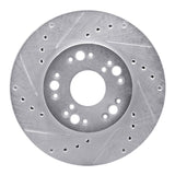 R1 Concepts 1990-1990 Lexus LS400 Front Left Drilled & Slotted Silver Brake Rotor by R1 Concepts 631-75000L