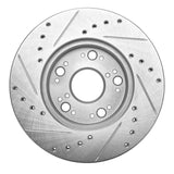 R1 Concepts 1990-1990 Lexus LS400 Front Right Drilled & Slotted Silver Brake Rotor by R1 Concepts 631-75000R