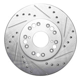 R1 Concepts 1990-1990 Lexus LS400 Front Right Drilled & Slotted Silver Brake Rotor by R1 Concepts 631-75000R