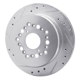 R1 Concepts 1990-1992 Lexus LS400 Rear Left Drilled & Slotted Silver Brake Rotor by R1 Concepts 631-75001L