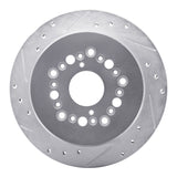 R1 Concepts 1990-1992 Lexus LS400 Rear Left Drilled & Slotted Silver Brake Rotor by R1 Concepts 631-75001L