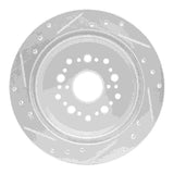 R1 Concepts 1990-1992 Lexus LS400 Rear Right Drilled & Slotted Silver Brake Rotor by R1 Concepts 631-75001R