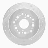 R1 Concepts 1990-1992 Lexus LS400 Rear Right Drilled & Slotted Silver Brake Rotor by R1 Concepts 631-75001R
