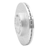R1 Concepts 1991-1992 Lexus LS400 Front Right Drilled & Slotted Silver Brake Rotor by R1 Concepts 631-75002R