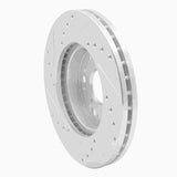 R1 Concepts 1991-1992 Lexus LS400 Front Right Drilled & Slotted Silver Brake Rotor by R1 Concepts 631-75002R