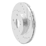 R1 Concepts 1992-1998 Lexus SC300 Front Right Drilled & Slotted Silver Brake Rotor by R1 Concepts 631-75003R