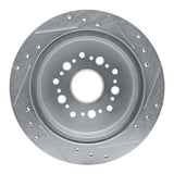 R1 Concepts 1992-1998 Lexus SC300 Rear Left Drilled & Slotted Silver Brake Rotor by R1 Concepts 631-75004L