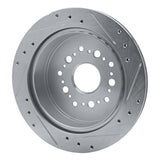 R1 Concepts 1992-1998 Lexus SC300 Rear Left Drilled & Slotted Silver Brake Rotor by R1 Concepts 631-75004L