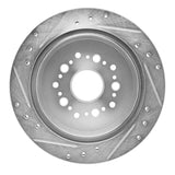 R1 Concepts 1992-1998 Lexus SC300 Rear Right Drilled & Slotted Silver Brake Rotor by R1 Concepts 631-75004R