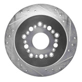 R1 Concepts 1992-1998 Lexus SC300 Rear Right Drilled & Slotted Silver Brake Rotor by R1 Concepts 631-75004R