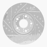 R1 Concepts 1992-2010 Lexus SC300 Front Right Drilled & Slotted Silver Brake Rotor by R1 Concepts 631-75005R