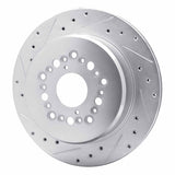 R1 Concepts 1992-2000 Lexus SC300 Rear Left Drilled & Slotted Silver Brake Rotor by R1 Concepts 631-75006L