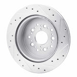 R1 Concepts 1992-2000 Lexus SC300 Rear Left Drilled & Slotted Silver Brake Rotor by R1 Concepts 631-75006L
