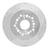 R1 Concepts 1992-2000 Lexus LS400 Rear Right Drilled & Slotted Silver Brake Rotor by R1 Concepts 631-75006R