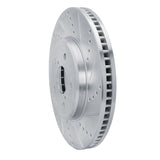 R1 Concepts 2001-2006 Lexus LS430 Front Right Drilled & Slotted Silver Brake Rotor by R1 Concepts 631-75009R