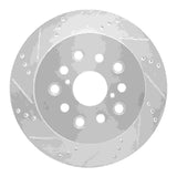 R1 Concepts 2001-2006 Lexus LS430 Rear Left Drilled & Slotted Silver Brake Rotor by R1 Concepts 631-75010L