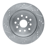 R1 Concepts 2001-2006 Lexus LS430 Rear Right Drilled & Slotted Silver Brake Rotor by R1 Concepts 631-75010R