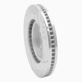 Dynamic Friction 2006-2015 Lexus GS300 Right Front Drilled & Slotted Silver Brake Rotor by Dynamic Friction Company 631-75013D