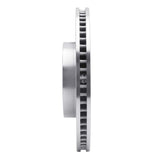 Dynamic Friction 2007-2023 Lexus LS460 Front Left Drilled & Slotted Silver Brake Rotor by Dynamic Friction Company 631-75017L