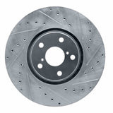 Dynamic Friction 2007-2011 Lexus GS350 Right Front Drilled & Slotted Silver Brake Rotor by Dynamic Friction Company 631-75024D